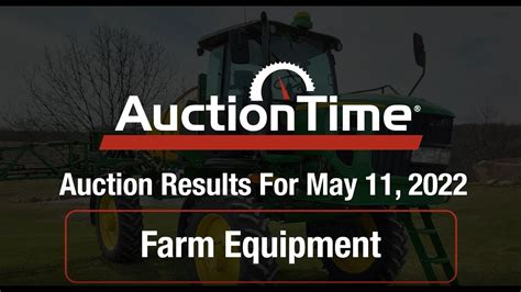 Auction Time Farm Equipment